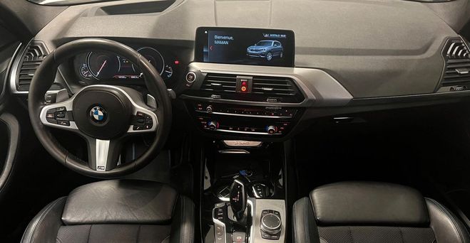 BMW X3 2.0 D 190ch M SPORT XDRIVE BVA   ENTRETI Blanc de 2020