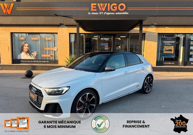 Audi A1 Sportback 40 TFSI 200ch S LINE TRONIC 6  Blanc de 2019