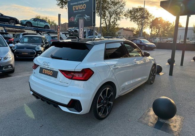 Audi A1 Sportback 40 TFSI 200ch S LINE TRONIC 6  Blanc de 2019