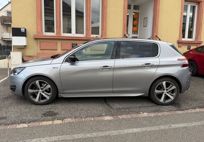 Peugeot 308 generation-ii 2.0 bluehdi 150 gt line ea Noir de 2017