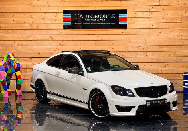 Mercedes Classe C Benz C63 AMG W204 PPP Pack Performance P Blanc de 2012
