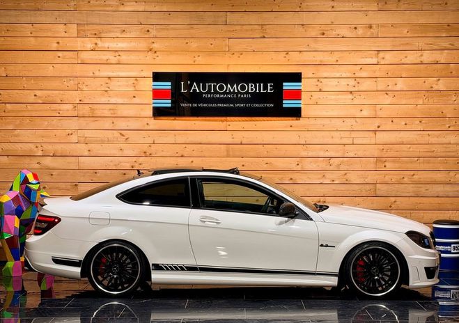 Mercedes Classe C Benz C63 AMG W204 PPP Pack Performance P Blanc de 2012