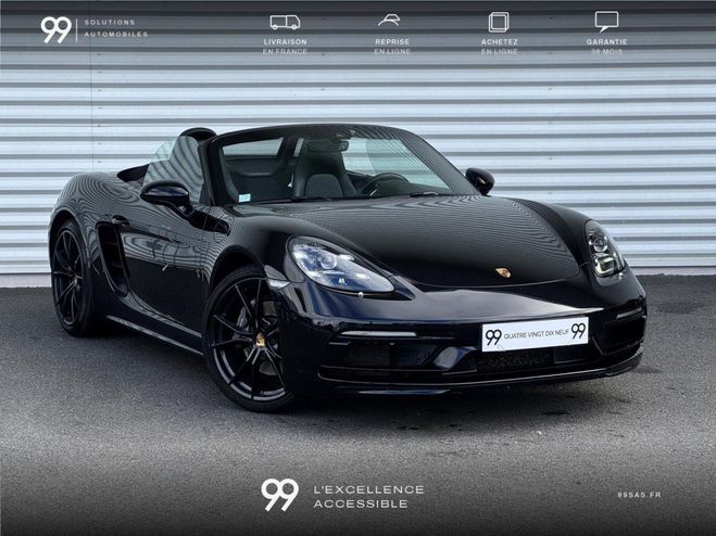 Porsche Boxster 718 300CH BOSE CARPLAY PACK DESIGN PDLS  Noir Intense m�tallis� de 2019