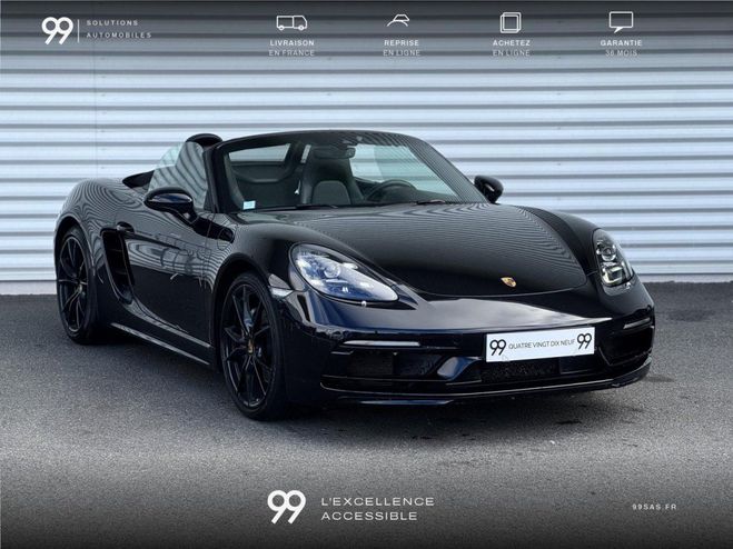 Porsche Boxster 718 300CH BOSE CARPLAY PACK DESIGN PDLS  Noir Intense m�tallis� de 2019