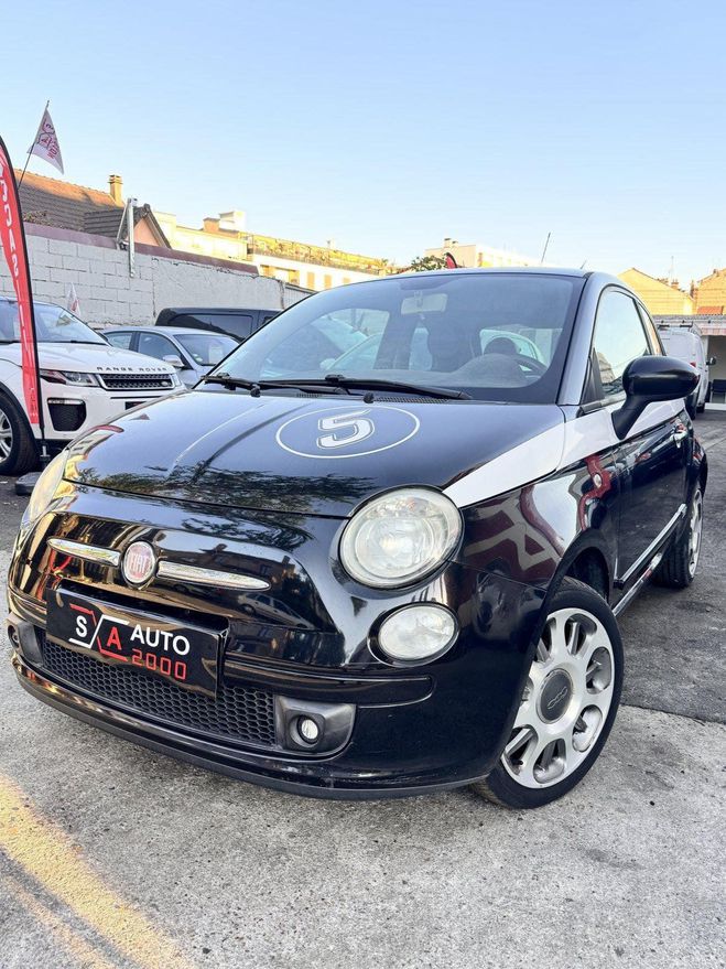 Fiat 500 Essence 2009 Noir Brillant de 2009