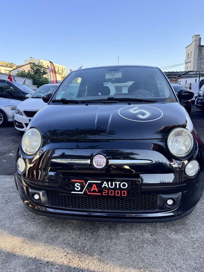 Fiat 500 Essence 2009 Noir Brillant de 2009