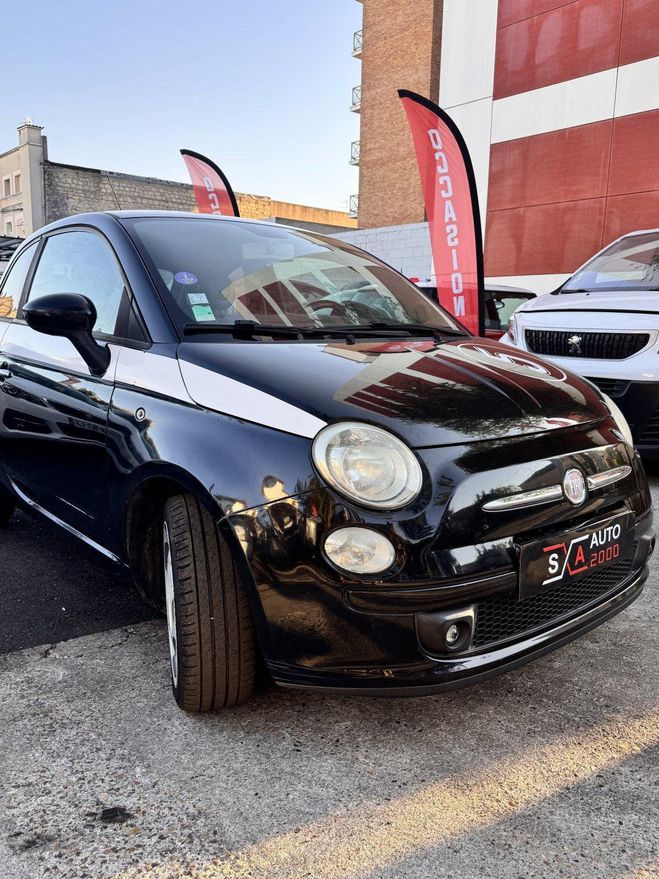 Fiat 500 Essence 2009 Noir Brillant de 2009