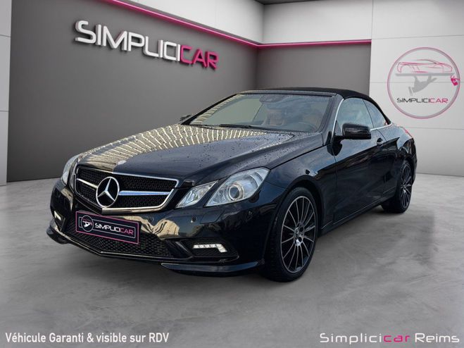 Mercedes Classe E Executive Noir de 2010