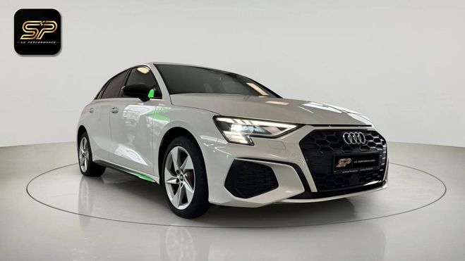 Audi A3 Sportback 45 TFSI e S line S-Tronic 245  Blanc de 2022