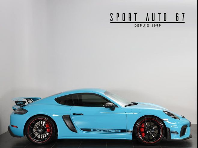 Porsche 718 GT4 Flat 6 4.0L Bleu Miami de 2019