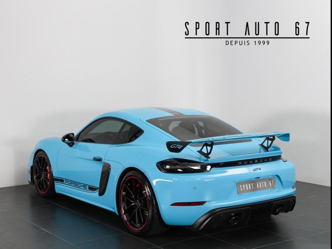 Porsche 718 GT4 Flat 6 4.0L Bleu Miami de 2019