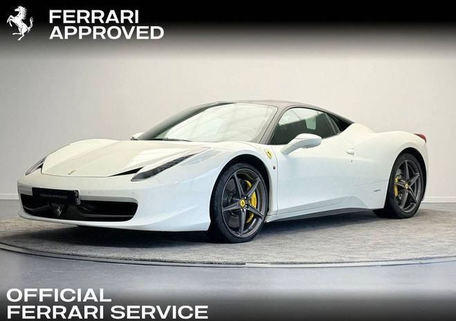 Ferrari 458 Italia 4.5 V8 570ch Blanc de 2012
