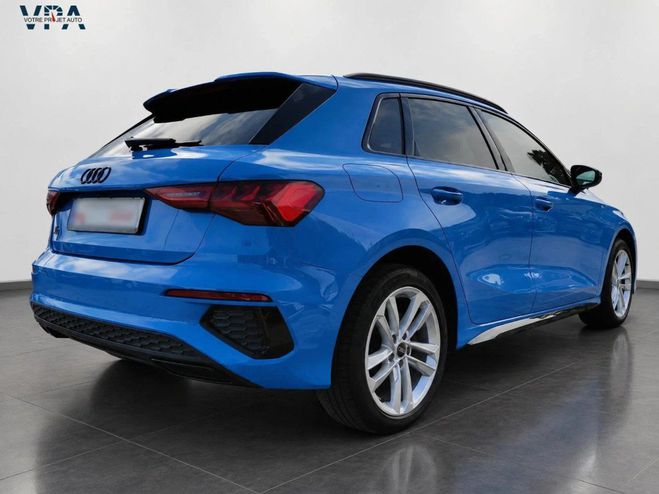 Audi A3 Sportback 40 TFSI e S line ? 204 ch Hybr Bleu de 2021