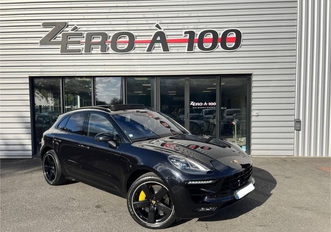 Porsche Macan Turbo 3.6 V6 400ch APPROUVED (grosse con Noir de 2016