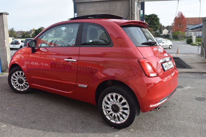 Fiat 500 1.2 8V 69CH S&S LOUNGE  DUALOGIC ROUGE de 2020