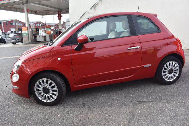 Fiat 500 1.2 8V 69CH S&S LOUNGE  DUALOGIC ROUGE de 2020