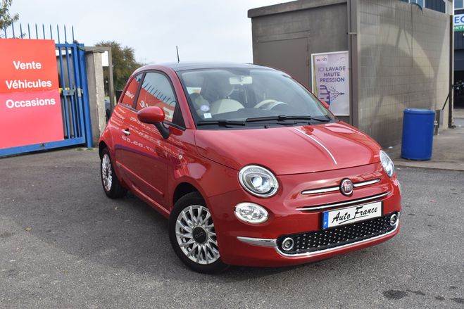 Fiat 500 1.2 8V 69CH S&S LOUNGE  DUALOGIC ROUGE de 2020