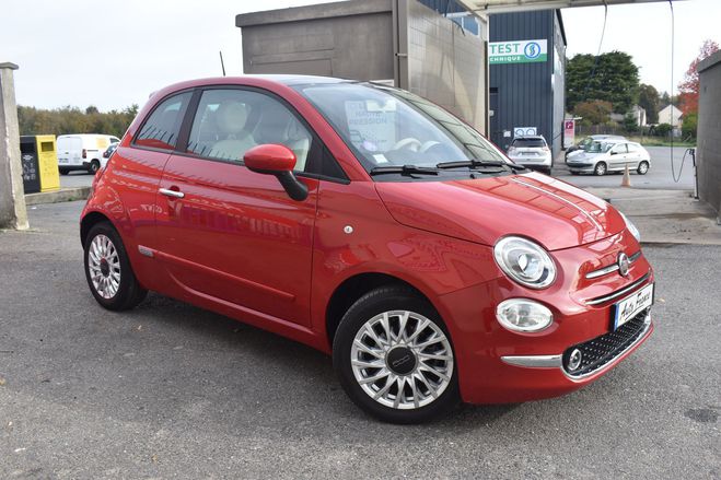 Fiat 500 1.2 8V 69CH S&S LOUNGE  DUALOGIC ROUGE de 2020