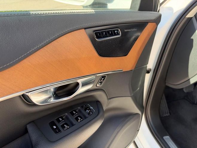 Volvo XC90 T8 Recharge 2.0 455 ch BVA blanc de 2022