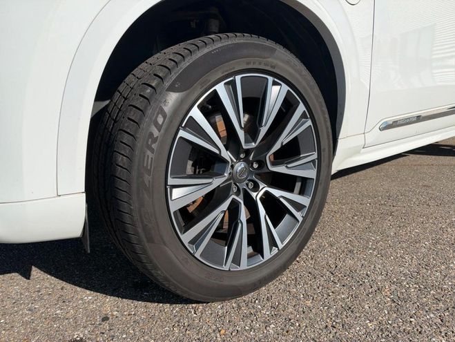 Volvo XC90 T8 Recharge 2.0 455 ch BVA blanc de 2022