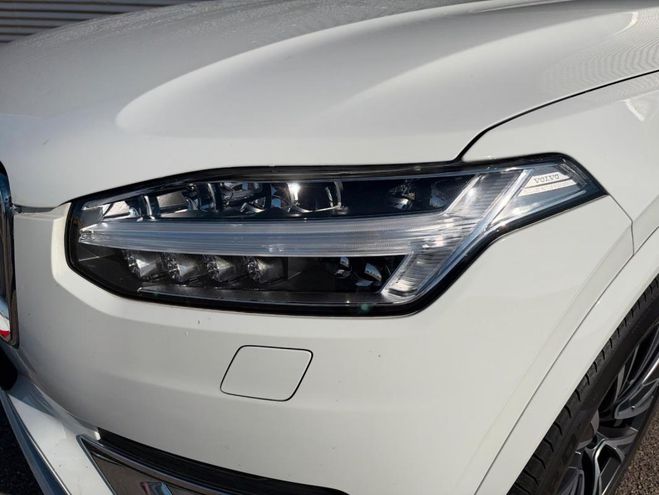 Volvo XC90 T8 Recharge 2.0 455 ch BVA blanc de 2022