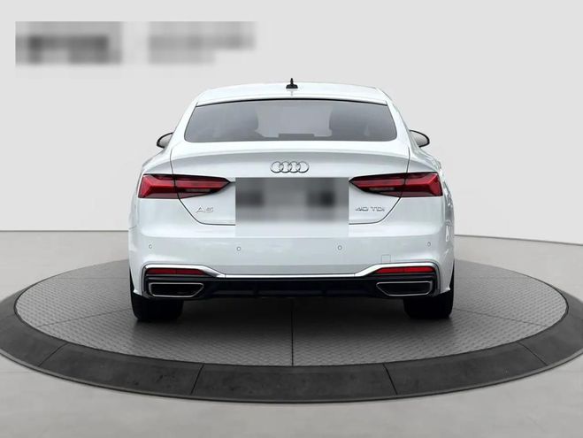 Audi A5 Sportback 40 TDI S line 204 ch BVA blanc de 2023