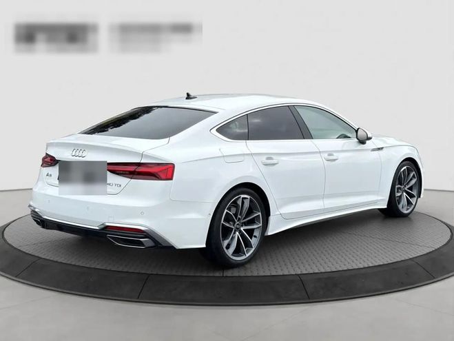 Audi A5 Sportback 40 TDI S line 204 ch BVA blanc de 2023
