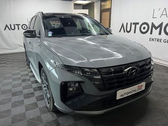  Voir d&eacute;tails -Hyundai Tucson 1.6 T-GDI 265 HTRAC Plug-in BVA6 N Line  &agrave; Carbon-Blanc (33)