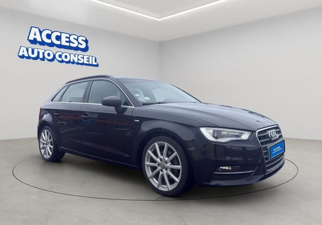 Audi A3 Sportback (3) S LINE TRONIC 7 Toit Ouvra Noir de 2014
