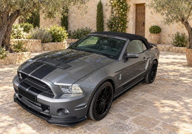 Ford Mustang Shelby GT500 5.8 V8 671 CH ? Cabriolet S Gris de 2013