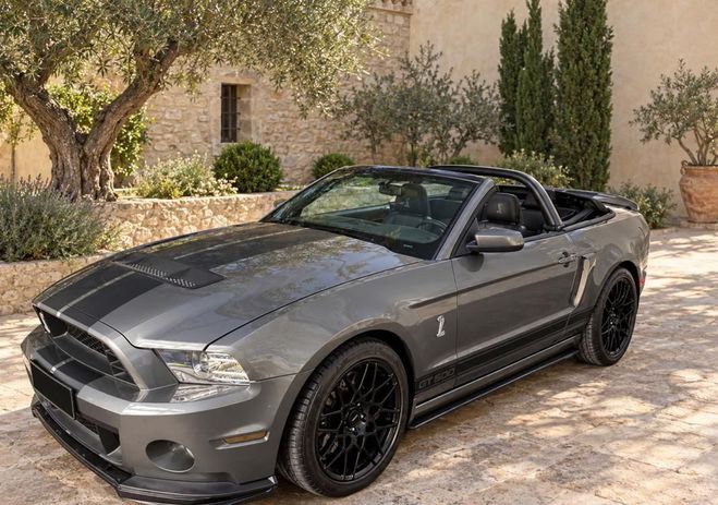 Ford Mustang Shelby GT500 5.8 V8 671 CH ? Cabriolet S Gris de 2013