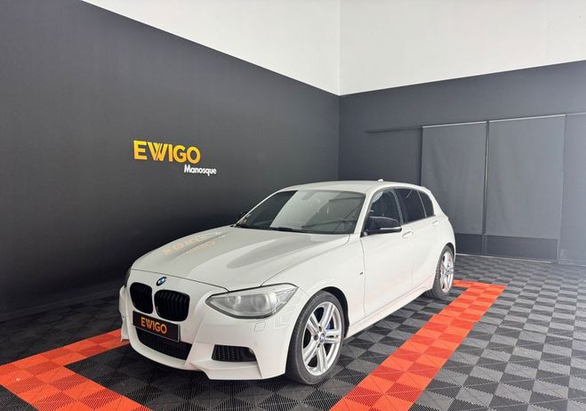 BMW Serie 1 d 220 2.0 125 m-sport bva Blanc de 2014