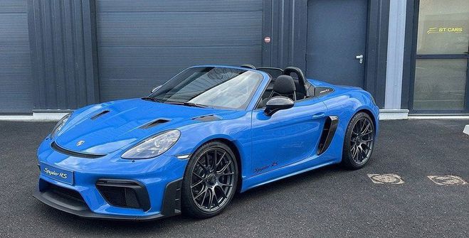 Porsche 718 Boxster Spyder RS Weissach Bleu de 2024