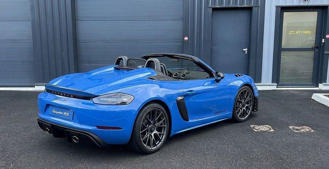 Porsche 718 Boxster Spyder RS Weissach Bleu de 2024
