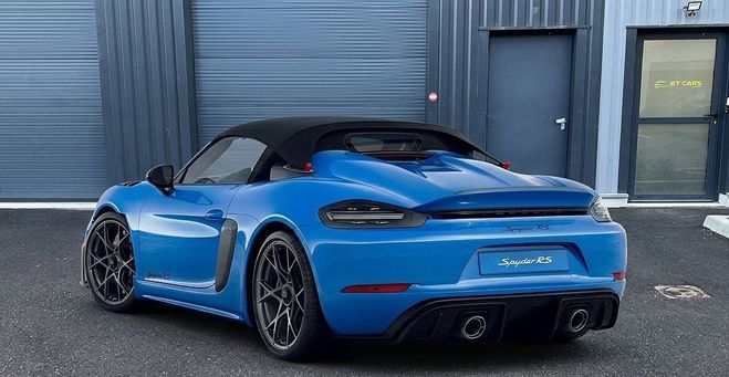 Porsche 718 Boxster Spyder RS Weissach Bleu de 2024