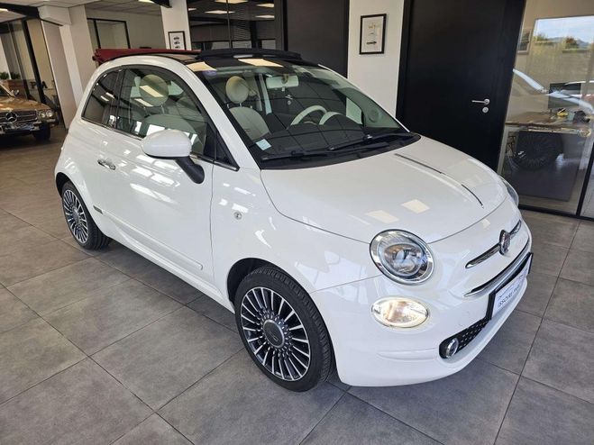 Fiat 500 Cabriolet 1.2i 69 Dualogic Lounge PHASE  BLANC de 2018