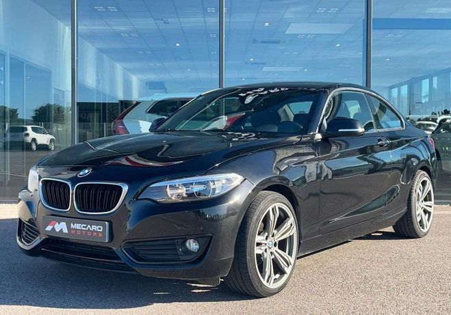 BMW Serie 2 COUPE F22 218d 143 ch Lounge A Origine F Noir de 2014