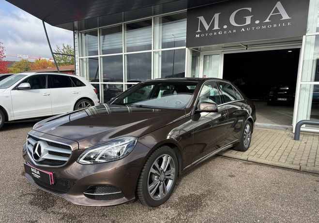 Mercedes Classe E 350 CDI V6 258 CH BLUETEC 7G-tronic AVAN Marron de 2014