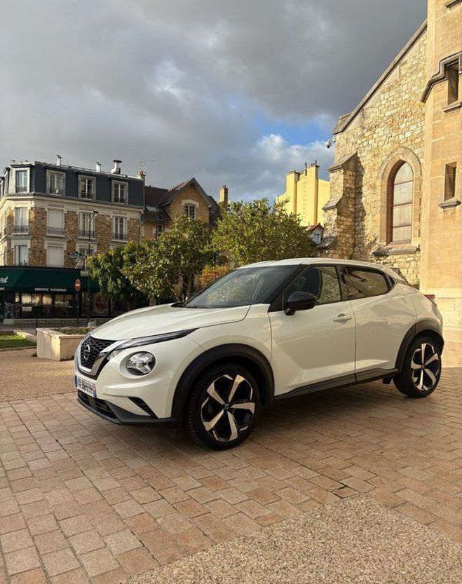 Nissan Juke 1.0 DIG-T 114 ch ? 12-2021 80 000 km Ess Blanc de 2021