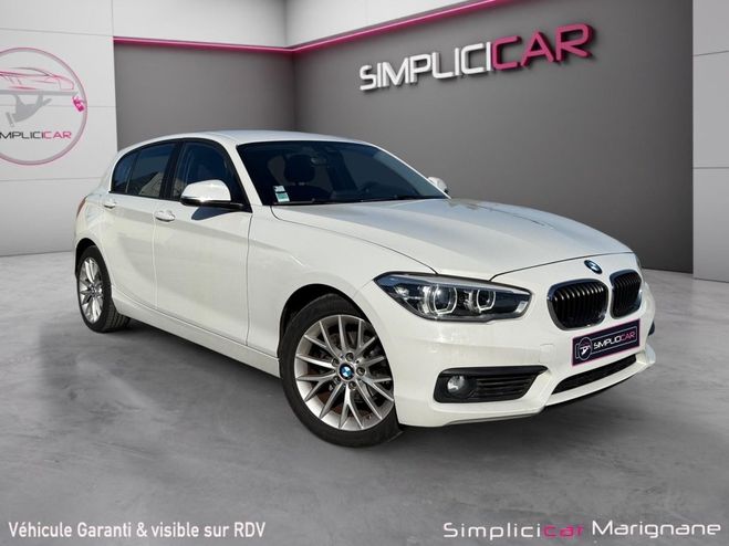 BMW Serie 1 F20 LCI 118d 150 ch Lounge A siege chauf Blanc de 2016