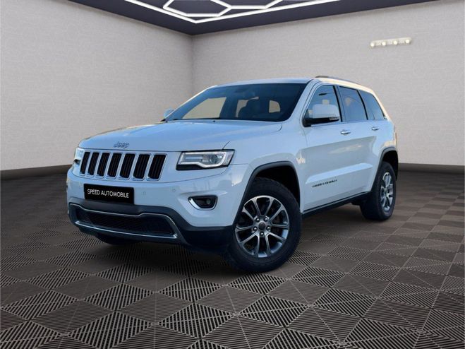 Jeep Grand Cherokee 3.0 V6 CRD 250ch Limited BVA8 * 1�re mai Blanc de 2014