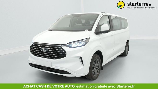 Ford Tourneo Custom 320 L2H1 2.0 EcoBlue 150 ch Titanium Blanc de 2024