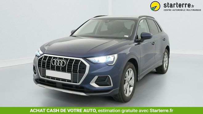 Audi Q3 35 TDI 150 ch S tronic 7 Quattro Design Bleu de 2022