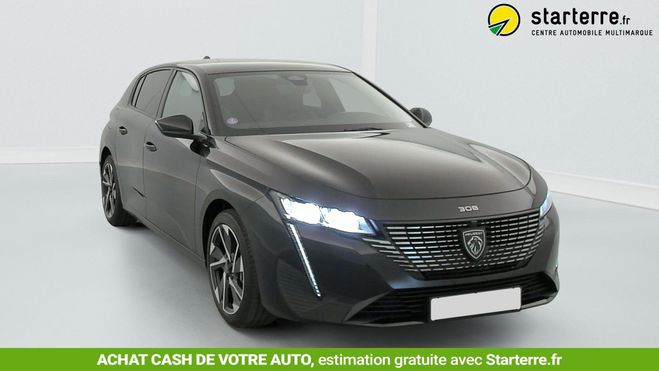 Peugeot 308 Hybrid 145 e-DCS6 Allure Noir de 2025