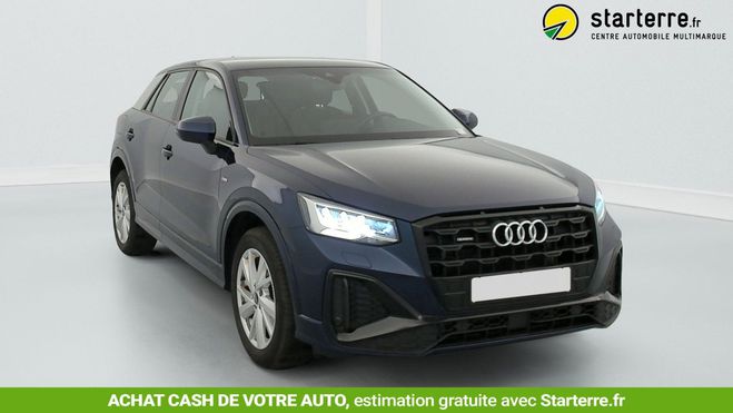 Audi Q2 35 TDI 150 S tronic 7 quattro Design Lux Bleu de 2023