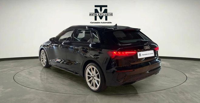 Audi S3 A3 Sportback 40 TDI 200 S tronic 7 Quatt Noir de 2022