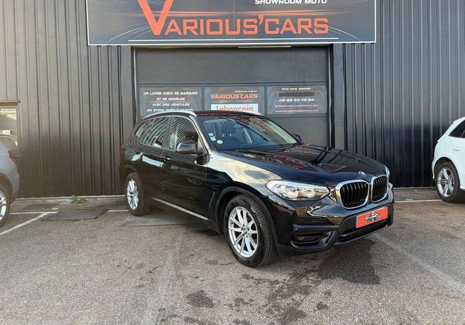 BMW X3 (G01) SDRIVE18DA 150CH BUSINESS DESIGN Noir de 2020