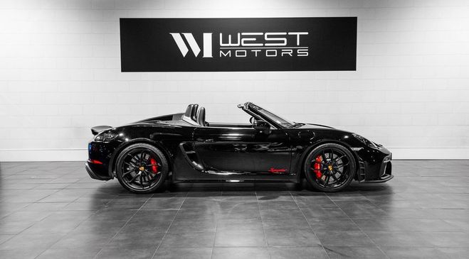 Porsche 718 SPYDER 4.0 420 ? IMMAT FRANCE Surpiqures Noir de 2020
