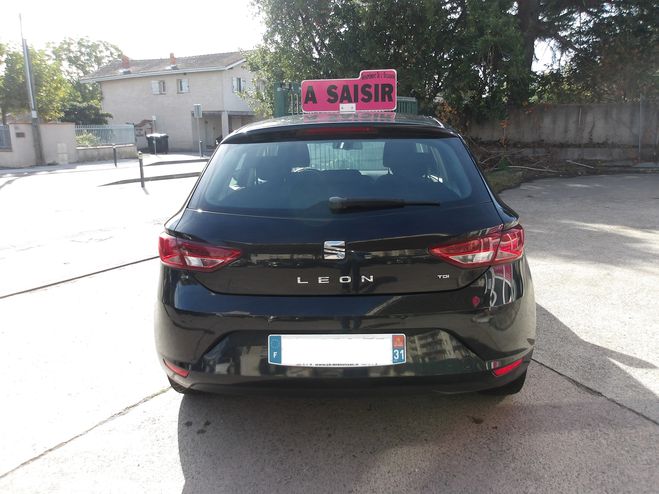 Seat Leon 1.6 TDI 105CH FAP STYLE START&STOP NOIR de 2013