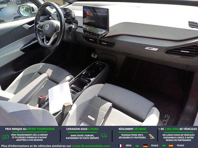 Volkswagen ID.3 204 ch Pro S Blanc M�tallique de 2020